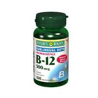 Natures Bounty Vitamin B-12 500MCG Mirco L OZ 100LZ