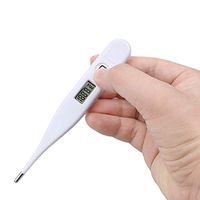 Digital Body Thermometer Temperature Probe Armpit Underarm Thermometer Fast Read Accurate Meter Thermometer for Baby Children and Adults