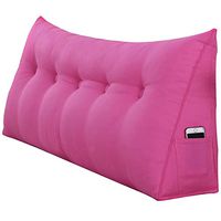 Qi Peng Mat Cushion - Cushion Bed Backrest Cushion Headboard Triangular Wedge Fill Support Reading Sofa Cushion (Color : A, Size : 200x20x50cm)