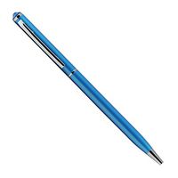 Slimline Pastel Ballpoint Pen Topped With Corresponding Swarovski Elements, Pastel Blue