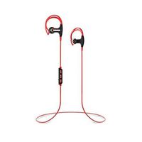 Omer Electronics SBH-1 Sports Stereo Bluetooth Headphones v4.1+EDR IPX4 Water Resistant 100% Compatibility (Red)