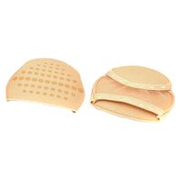 Heallily Forefoot Cushion Pads for Relief from Metatarsal Running Walking (Khaki)