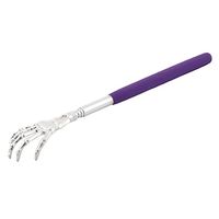 uxcell® Household Office Skeleton Hand Claw Back Scratcher Purple