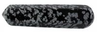 Stone Knuckles Massage Tool 60mm (Snowflake Obsidian)