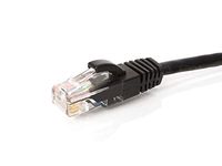 Networx Black Booted CAT5e Patch Cable - 5 ft