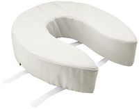 Medline MDS80328 Padded Toilet Seat Riser, 4", White (Pack of 3)