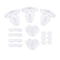 HEALLILY Heel Grips Anti Slip Heel Inserts Liners Silicone Shockproof Shoe Pads for Too Big Shoes Heel Protector 1 Set