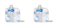 Urinary Collection Bag 500 mL Standard, Non-Vented 2/Pack - Replacement Bags for Afex Incontinence System