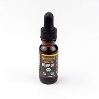 Cornbread Hemp USDA Organic Oil Extra Strength | Distilled Formula 375mg 15ml | Supports Daytime Comfort, Fast Acting and Effective Relief