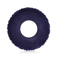 WAOBE Medical Air Inflatable Anti Decubitus Cushion, Round Hemorrhoid Treatment, Bed Sores, Coccyx & Tailbone Pain, Pilonidal Cyst, Perineal Pain,Blue