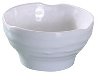 Yanco OK-3706 Osaka-2 Soup Bowl, 14 oz Capacity, 5" Diameter, 2.5" Height, Melamine, White Color, Pack of 60