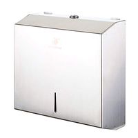 Festnight Paper Towel Dispenser Wall-mounted Tissue Dispenser CHUANGDIAN Multifold Hand Towel Holder Facial Tissue Box Cover Holder Stainless Steel Tissue Box Interfold Towel Holder
