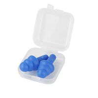 Silicone Earplugs Swimmers - Soft and Flexible Ear Plugs for Swimming or Sleeping with Earplug Case