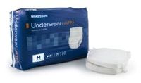 McKesson Adult Absorbent Disposable Underwear, Ultra Pull On, Medium, Case of 20