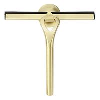 DEI QI Bathroom Shower Squeegee All Purpose Glass Squeegee Stainless Steel Wiper Scraper Portable Car Glass Cleaner with Hook and Long Handle