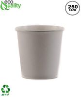 [250 PACK] 4 oz White Paper Hot Cups - Espresso, Sampling Cup, Bathroom Cups, Single Cups, Disposable Cups, Coffee Cup by EcoQuality