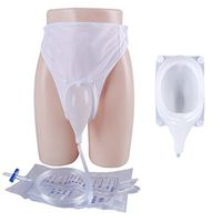 HZYWL Special Silicone Urinary Liquid Silicone Collection Urine Bag Old Bed Ventilated Urinal Urine Collector All-Female Patients