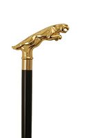 Cheetah Gold Plated Handle Black Stain