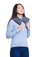 Yogibo Shoulder Wonder - Premium Heatable Shoulder and Neck Wrap - Deep Penetrating Hot or Cold Wrap for Migraines, Headaches, Sore Muscles, and Bruises - Reusable - Microwave and Freezer Safe (With Scent)