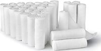 D&H Medical 36 Bulk Pack Gauze Stretch Bandage Roll, 3 Inch X 4 Yards FDA Approved, Used for Wound Care, Easy to Use Cotton Ply Rolled Hand Wrap Dressing Ankles & Knees. Add to First Aid Supplies