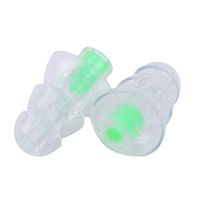 lehao Silicone Ear Plug Sound Insulation Ear Protection Reusable Reducing Noise Music Earplugs for Sleep, Concerts,Green