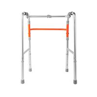 One-Button Folding Convenient Walking Aid, Auxiliary Walking Walker, Light Weight Aluminum Alloy, 6-Speed Height Adjustment, Suitable for Outdoor Sports, Supermarket