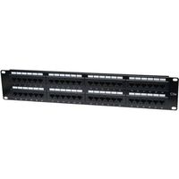 CAT-5E PATCH PANEL, 48 PORT, UTP, 2U (Catalog Category: AUDIO VIDEO ACCESS PACKGD / CABLES & CONNECTORS)