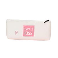 Putars Let's KissCreative Finger Dance Pencil Bag Large Capacity Simple and Waterproof