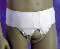 Back Support - Medium Hernia Belt with Removable Pressure Pads and Washable