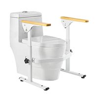 XF Toilet handrail, Non-Slip seat Lift, Suitable for Pregnant Women, Safe and Disabled Elderly, White (Color : White)