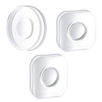 HiMoliwa 3 Pack Multi-Functional Nano Gel Pad Traceless Magic Stickers, Removable Portable Washable Universal Sticky Car Phone Mount Holder, Car Home Office Storage for Various Small Items