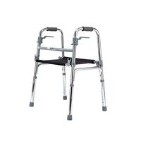 III- Elderly People Walker Height Adjustable Folding Aluminum Alloy Pulley Disabled Person Walking Rehabilitation Equipment