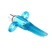 FUNZZY Tongue Vibrarter B0dy Msager Finger G Sporter Sax Toy for Women (Blue)