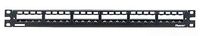 Panduit CP24WSBLY 24-Port Flat Patch Panel, Black