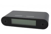Low Profile Hidden Clock Camera With DVR. Nanny Camera with Motion Activated Recording. Works on AC Power or on Batteries.