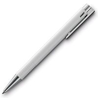 Lamy Logo White Ballpen with Steel Clip L204WEM