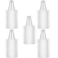 Disposable Ear Thermometer Covers,Non-Contact Ear Thermometer Covers Lens Filter,Earmuffs,Ear Thermometer Probe Covers,Refill Caps,Digital Thermometers Cover Caps, Clear (100PC)