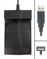 Dictation Foot Pedal for Dragon Medical Practice Edition, Legal, Group and Dragon Medical One - Hands Free USB Single Button Press and Release