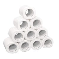 BPQ_W 10 Rolls Multifold Toilet Paper - Strong Soft 3-Ply Toilet Paper Bath Tissue Rolls for Business Home - 100% Recycled Fiber Bulk Toilet Paper,White,80 Sheets Per Roll