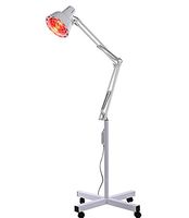AALAMP 275W Infrared Heat Lamp IR Red Floor Light Muscle Skin Acupuncture Therapy Physiotherapy Beauty Professional Light with Bulb