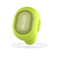 Wireless Earbud, QCY Q26 Bluetooth Invisible Earpiece With Mic, Hands-free Stereo noise canceling for Apple iPhone 7, 7 Plus, 6 Plus, 5S, 4S, and Android Phones - Green