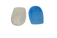 Pro11 Wellbeing 2 Pair of Orthotic Heel Pads to Ease Plantar Fasciitis and General Heel Pain and Discomfort 9/13 UK Black