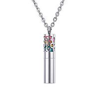 Diffuser Necklace with Dispenser and Container Stainless Steel Aromatherapy Essential Oil Diffuser Pendant Locket Necklace with 8 Pad Jewelry for Women Valentine Day