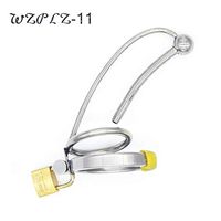 QJFZC-Chástí-ty Vírgǐnǐ-ty Dêvice Cǒck Câge Men Stainless Steel Chasteness Device Anti-Off Panty Discreet Package 11/11-129 (Size : 52mm)