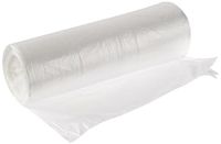Aluf Plastics SR-242406C SR High Density Star Seal Roll Bag, 7-10 Gallon Capacity, 23" Length x 24" Width, 12 lbs Max Load, Clear (Case of 1000)