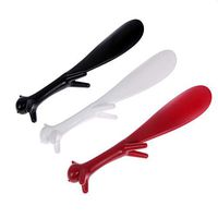 FSYEEL 3 Pieces Mini Shoehorn Creative Squirrel Handled Shoe Horn Funny Cute Travel Shoehorn Household Portable Shoehorn for Men Women Kid