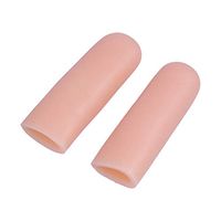 Healifty Finger Bandage Finger Sleeves for Pain Relief 10pcs(Skin Color)