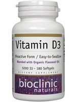 Bioclinic Naturals - Vitamin D3 5000 IU 180 Softgels