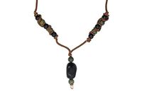 EMF Protection Shungite & Black Tourmaline Calming and Protection Necklace - African Jade