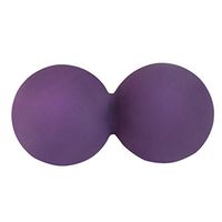Manual Massage Balls, Double Lacrosse Ball Style Massage Ball's - Great for Deep Tissue Massage and Trigger Point Release (J, 12 * 6.3cm)